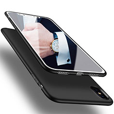 Silikon Hülle Handyhülle Ultra Dünn Schutzhülle S16 für Apple iPhone X Schwarz