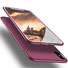 Silikon Hülle Handyhülle Ultra Dünn Schutzhülle S16 für Apple iPhone Xs Max Violett