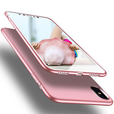 Silikon Hülle Handyhülle Ultra Dünn Schutzhülle S16 für Apple iPhone Xs Rosa