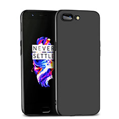 Silikon Hülle Handyhülle Ultra Dünn Schutzhülle Silikon für OnePlus 5 Schwarz