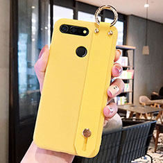 Silikon Hülle Handyhülle Ultra Dünn Schutzhülle Tasche C01 für Huawei Honor View 20 Gelb