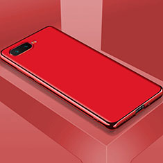 Silikon Hülle Handyhülle Ultra Dünn Schutzhülle Tasche C01 für Oppo R17 Neo Rot