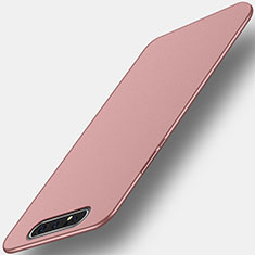 Silikon Hülle Handyhülle Ultra Dünn Schutzhülle Tasche C01 für Samsung Galaxy A80 Rosegold
