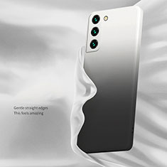 Silikon Hülle Handyhülle Ultra Dünn Schutzhülle Tasche Durchsichtig Farbverlauf für Samsung Galaxy S21 Plus 5G Schwarz