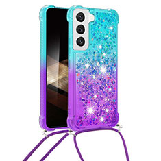 Silikon Hülle Handyhülle Ultra Dünn Schutzhülle Tasche Durchsichtig Farbverlauf Y01B für Samsung Galaxy S24 5G Plusfarbig
