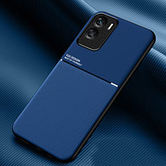 Silikon Hülle Handyhülle Ultra Dünn Schutzhülle Tasche Flexible mit Magnetisch für Huawei Honor X50i 5G Blau