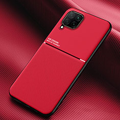 Silikon Hülle Handyhülle Ultra Dünn Schutzhülle Tasche Flexible mit Magnetisch für Samsung Galaxy M62 4G Rot