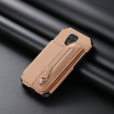 Silikon Hülle Handyhülle Ultra Dünn Schutzhülle Tasche Flexible mit Magnetisch S02D für Xiaomi Redmi Note 9 Pro Gold