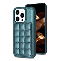 Silikon Hülle Handyhülle Ultra Dünn Schutzhülle Tasche Flexible mit Magnetisch S03D für Apple iPhone 13 Pro Max Grün