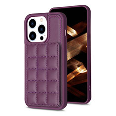 Silikon Hülle Handyhülle Ultra Dünn Schutzhülle Tasche Flexible mit Magnetisch S03D für Apple iPhone 13 Pro Max Violett