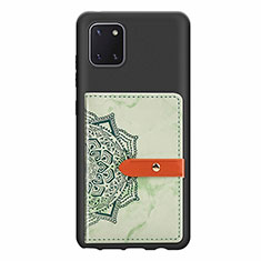Silikon Hülle Handyhülle Ultra Dünn Schutzhülle Tasche Flexible mit Magnetisch S05D für Samsung Galaxy Note 10 Lite Grün