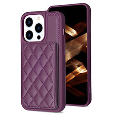 Silikon Hülle Handyhülle Ultra Dünn Schutzhülle Tasche Flexible mit Magnetisch S10D für Apple iPhone 14 Pro Violett