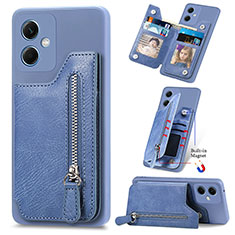 Silikon Hülle Handyhülle Ultra Dünn Schutzhülle Tasche Flexible mit Magnetisch SD1 für Xiaomi Poco X5 5G Blau
