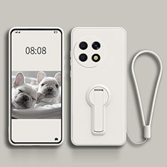 Silikon Hülle Handyhülle Ultra Dünn Schutzhülle Tasche Flexible mit Ständer für OnePlus 11 5G Weiß