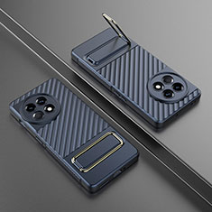 Silikon Hülle Handyhülle Ultra Dünn Schutzhülle Tasche Flexible mit Ständer KC3 für OnePlus Ace 2 5G Blau