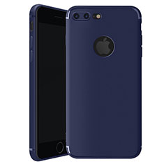 Silikon Hülle Handyhülle Ultra Dünn Schutzhülle Tasche S01 für Apple iPhone 8 Plus Blau