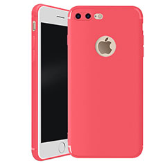 Silikon Hülle Handyhülle Ultra Dünn Schutzhülle Tasche S01 für Apple iPhone 8 Plus Rot