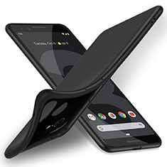 Silikon Hülle Handyhülle Ultra Dünn Schutzhülle Tasche S01 für Google Pixel 3 Schwarz