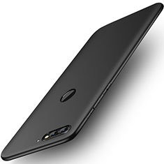Silikon Hülle Handyhülle Ultra Dünn Schutzhülle Tasche S01 für Huawei Honor 7C Schwarz