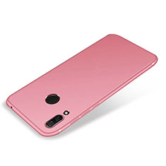 Silikon Hülle Handyhülle Ultra Dünn Schutzhülle Tasche S01 für Huawei P Smart+ Plus Rosa