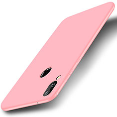 Silikon Hülle Handyhülle Ultra Dünn Schutzhülle Tasche S01 für Huawei P20 Lite Rosa