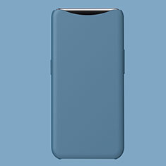 Silikon Hülle Handyhülle Ultra Dünn Schutzhülle Tasche S01 für Oppo Find X Blau