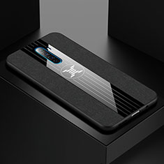 Silikon Hülle Handyhülle Ultra Dünn Schutzhülle Tasche S01 für Realme X2 Pro Schwarz