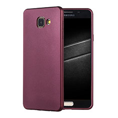 Silikon Hülle Handyhülle Ultra Dünn Schutzhülle Tasche S01 für Samsung Galaxy A7 (2016) A7100 Violett