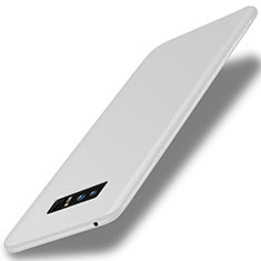 Silikon Hülle Handyhülle Ultra Dünn Schutzhülle Tasche S01 für Samsung Galaxy Note 8 Weiß