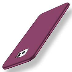 Silikon Hülle Handyhülle Ultra Dünn Schutzhülle Tasche S01 für Samsung Galaxy S6 Edge+ Plus SM-G928F Violett