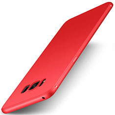 Silikon Hülle Handyhülle Ultra Dünn Schutzhülle Tasche S01 für Samsung Galaxy S8 Rot