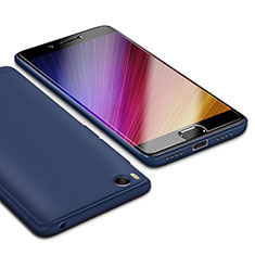 Silikon Hülle Handyhülle Ultra Dünn Schutzhülle Tasche S01 für Xiaomi Mi 5 Blau