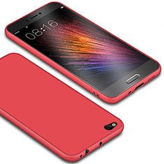 Silikon Hülle Handyhülle Ultra Dünn Schutzhülle Tasche S01 für Xiaomi Mi 5C Rot