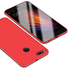 Silikon Hülle Handyhülle Ultra Dünn Schutzhülle Tasche S01 für Xiaomi Mi 5X Rot