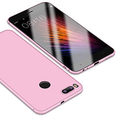 Silikon Hülle Handyhülle Ultra Dünn Schutzhülle Tasche S01 für Xiaomi Mi A1 Rosa