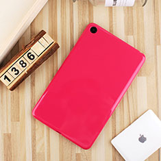 Silikon Hülle Handyhülle Ultra Dünn Schutzhülle Tasche S01 für Xiaomi Mi Pad Pink