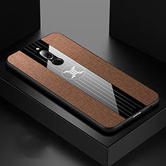 Silikon Hülle Handyhülle Ultra Dünn Schutzhülle Tasche S01 für Xiaomi Redmi 8 Braun