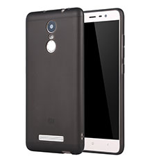 Silikon Hülle Handyhülle Ultra Dünn Schutzhülle Tasche S01 für Xiaomi Redmi Note 3 Grau