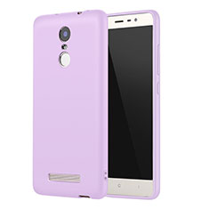 Silikon Hülle Handyhülle Ultra Dünn Schutzhülle Tasche S01 für Xiaomi Redmi Note 3 Violett