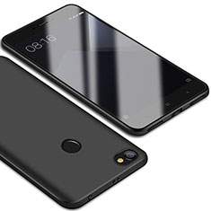 Silikon Hülle Handyhülle Ultra Dünn Schutzhülle Tasche S01 für Xiaomi Redmi Note 5A Prime Schwarz