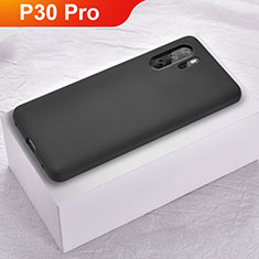 Silikon Hülle Handyhülle Ultra Dünn Schutzhülle Tasche S02 für Huawei P30 Pro Schwarz