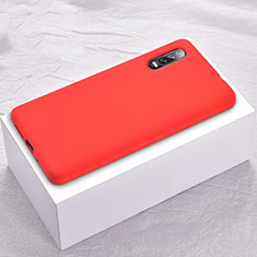 Silikon Hülle Handyhülle Ultra Dünn Schutzhülle Tasche S02 für Huawei P30 Rot