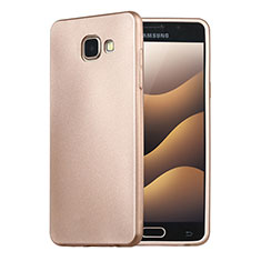 Silikon Hülle Handyhülle Ultra Dünn Schutzhülle Tasche S02 für Samsung Galaxy A5 (2016) SM-A510F Gold