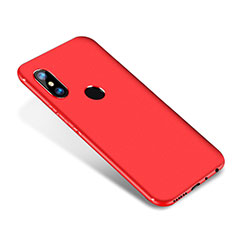 Silikon Hülle Handyhülle Ultra Dünn Schutzhülle Tasche S02 für Xiaomi Redmi Note 5 Pro Rot