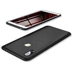 Silikon Hülle Handyhülle Ultra Dünn Schutzhülle Tasche S02 für Xiaomi Redmi Y2 Schwarz