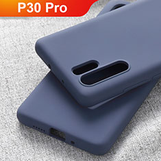 Silikon Hülle Handyhülle Ultra Dünn Schutzhülle Tasche S03 für Huawei P30 Pro New Edition Blau