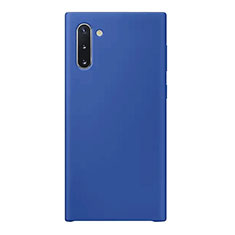 Silikon Hülle Handyhülle Ultra Dünn Schutzhülle Tasche S03 für Samsung Galaxy Note 10 5G Blau