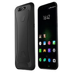 Silikon Hülle Handyhülle Ultra Dünn Schutzhülle Tasche S03 für Xiaomi Black Shark Grau