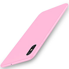 Silikon Hülle Handyhülle Ultra Dünn Schutzhülle Tasche S03 für Xiaomi Mi 8 Explorer Rosa