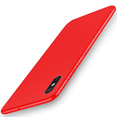 Silikon Hülle Handyhülle Ultra Dünn Schutzhülle Tasche S03 für Xiaomi Mi 8 Explorer Rot